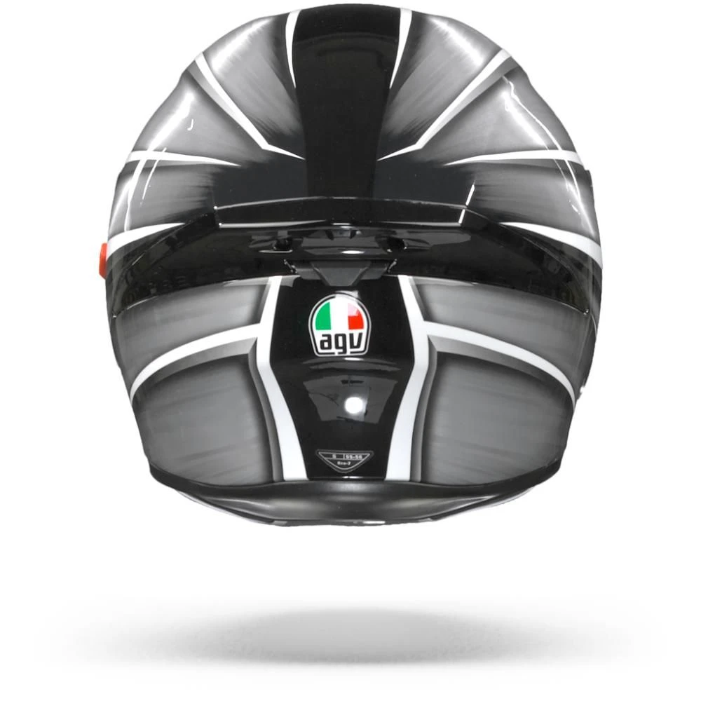 AGV K5 S Tempest Zwart Zilver Integraalhelm 4 AGV K5 S Tempest Zwart Zilver Integraalhelm - Afbeelding 2