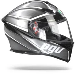 AGV K5 S Tempest Zwart Zilver Integraalhelm
