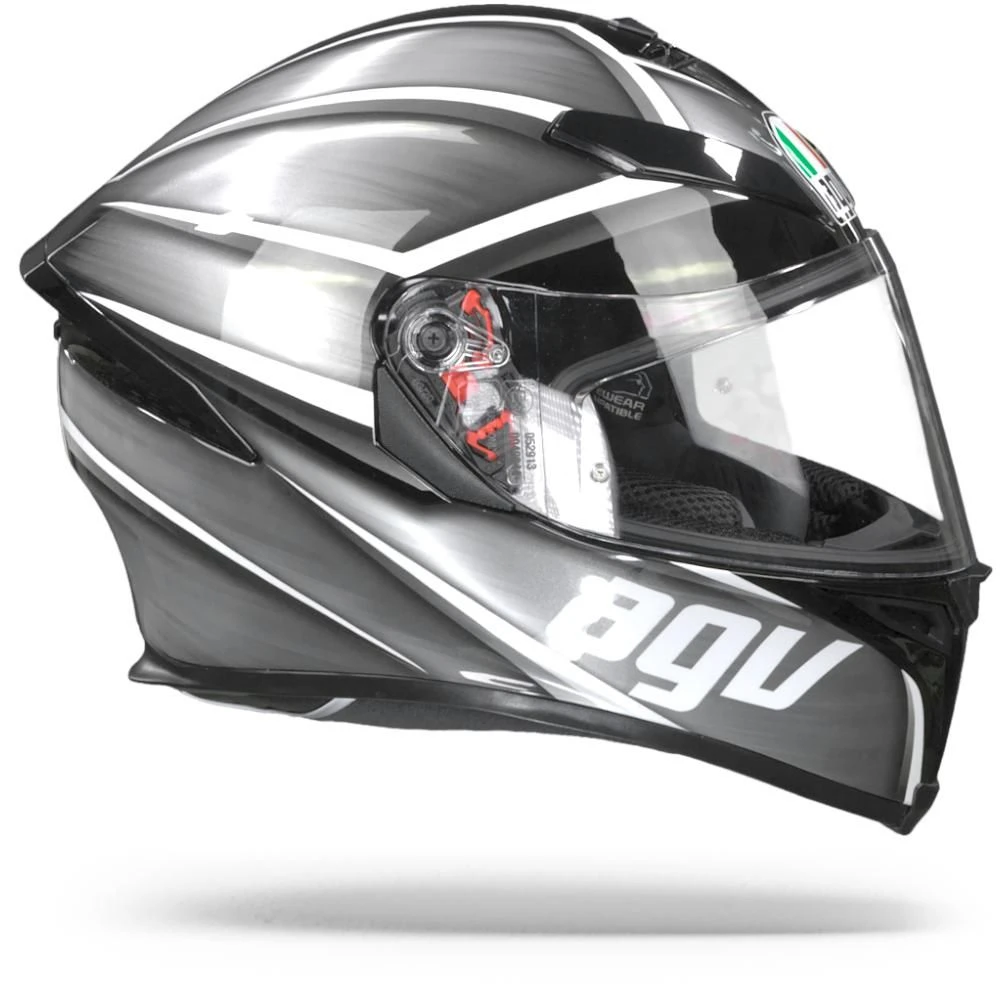 AGV K5 S Tempest Zwart Zilver Integraalhelm 3 AGV K5 S Tempest Zwart Zilver Integraalhelm