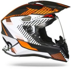 Airoh Commander Boost Mat Oranje Adventure Helm 13 Airoh Commander Boost Mat Oranje Adventure Helm -Rij Veilig Winkel Airoh commander boost orange mat.29