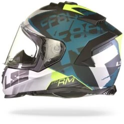 LS2 FF800 Storm Sprinter M.Zwart Zilver Cobalt Integraalhelm