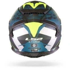 LS2 FF800 Storm Sprinter M.Zwart Zilver Cobalt Integraalhelm -Rij Veilig Winkel Ls2 ff800 storm sprinter matt black silver cobalt.19