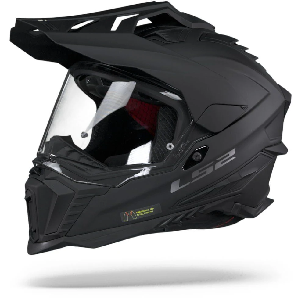 LS2 MX701 Explorer Solid Mat Zwart Adventure Helm 7 LS2 MX701 Explorer Solid Mat Zwart Adventure Helm - Afbeelding 5