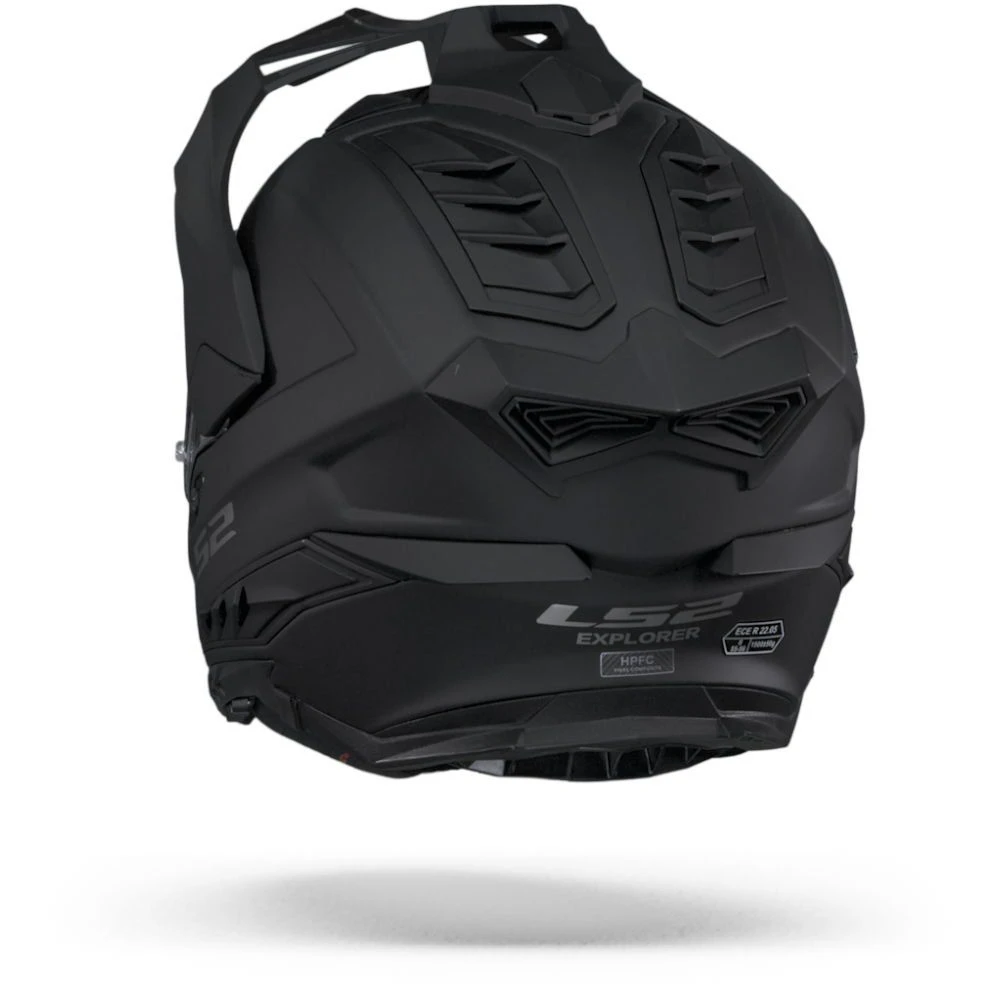 LS2 MX701 Explorer Solid Mat Zwart Adventure Helm 5 LS2 MX701 Explorer Solid Mat Zwart Adventure Helm - Afbeelding 3