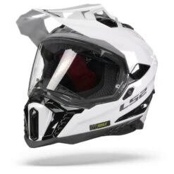 LS2 MX701 Explorer Solid Wit Adventure Helm -Rij Veilig Winkel Ls2 mx701 explorer solid white.05