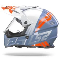 LS2 MX436 Pioneer Evo Evolve Wit Kobalt Adventure Helm -Rij Veilig Winkel Ls2mx436pioneerevoevolvewhitecobalt.11