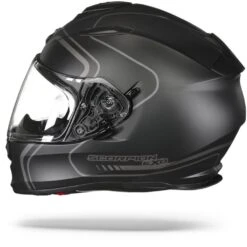 Scorpion EXO-491 West Mat Zwart Zilver Integraalhelm 10 Scorpion EXO-491 West Mat Zwart Zilver Integraalhelm -Rij Veilig Winkel Scorpion exo 491 west matt black silver.11