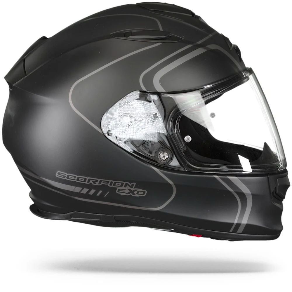 Scorpion EXO-491 West Mat Zwart Zilver Integraalhelm 8 Scorpion EXO-491 West Mat Zwart Zilver Integraalhelm - Afbeelding 6