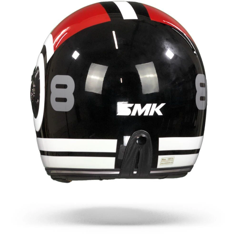 SMK Retro Ranko Beige Rood Integraalhelm 8 SMK Retro Ranko Beige Rood Integraalhelm - Afbeelding 6