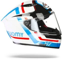 Suomy Track 1 Ninety Seven Wit Blauw Integraalhelm -Rij Veilig Winkel Suomy track 1 ninety seven white blue.29