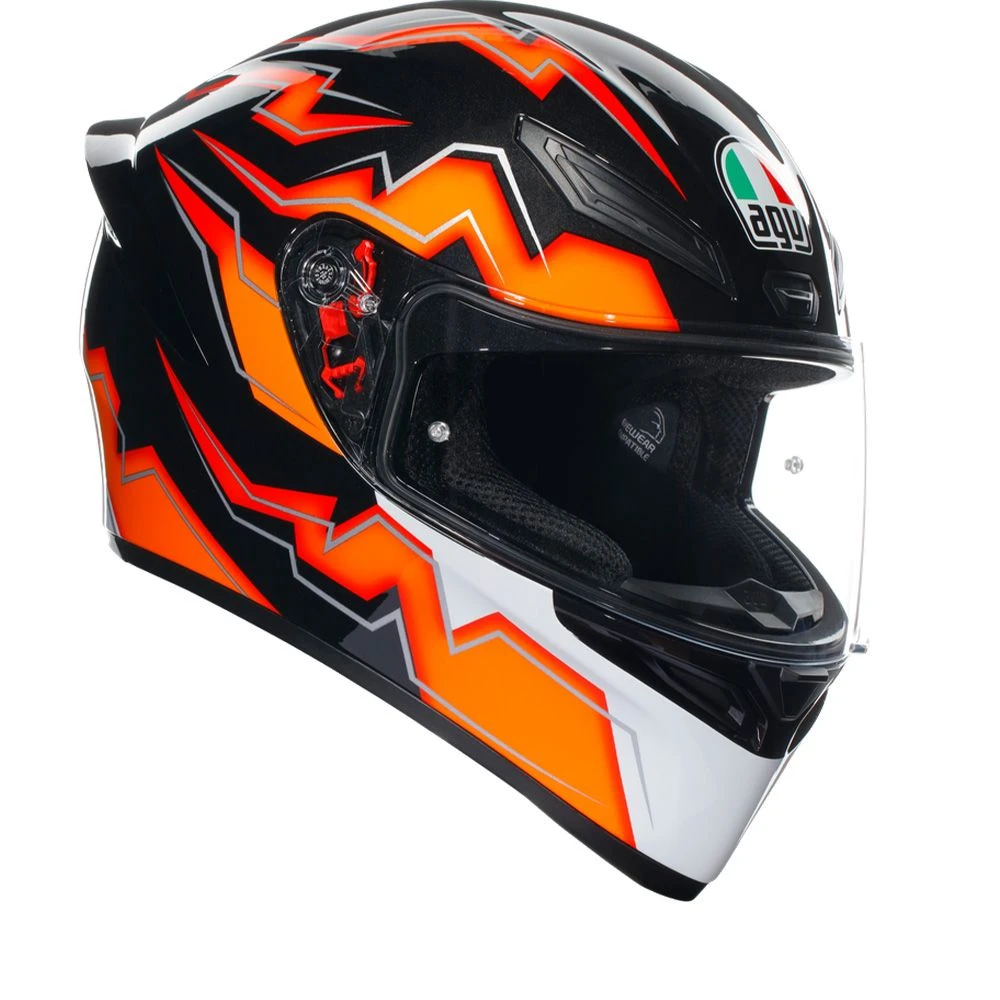 Agv K1 S E2206 Kripton Zwart Oranje 008 Integraalhelm 9 Agv K1 S E2206 Kripton Zwart Oranje 008 Integraalhelm - Afbeelding 7