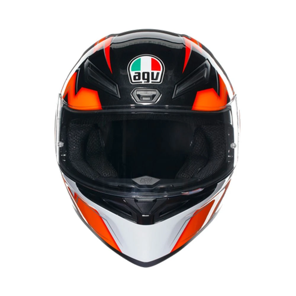 Agv K1 S E2206 Kripton Zwart Oranje 008 Integraalhelm 5 Agv K1 S E2206 Kripton Zwart Oranje 008 Integraalhelm - Afbeelding 3