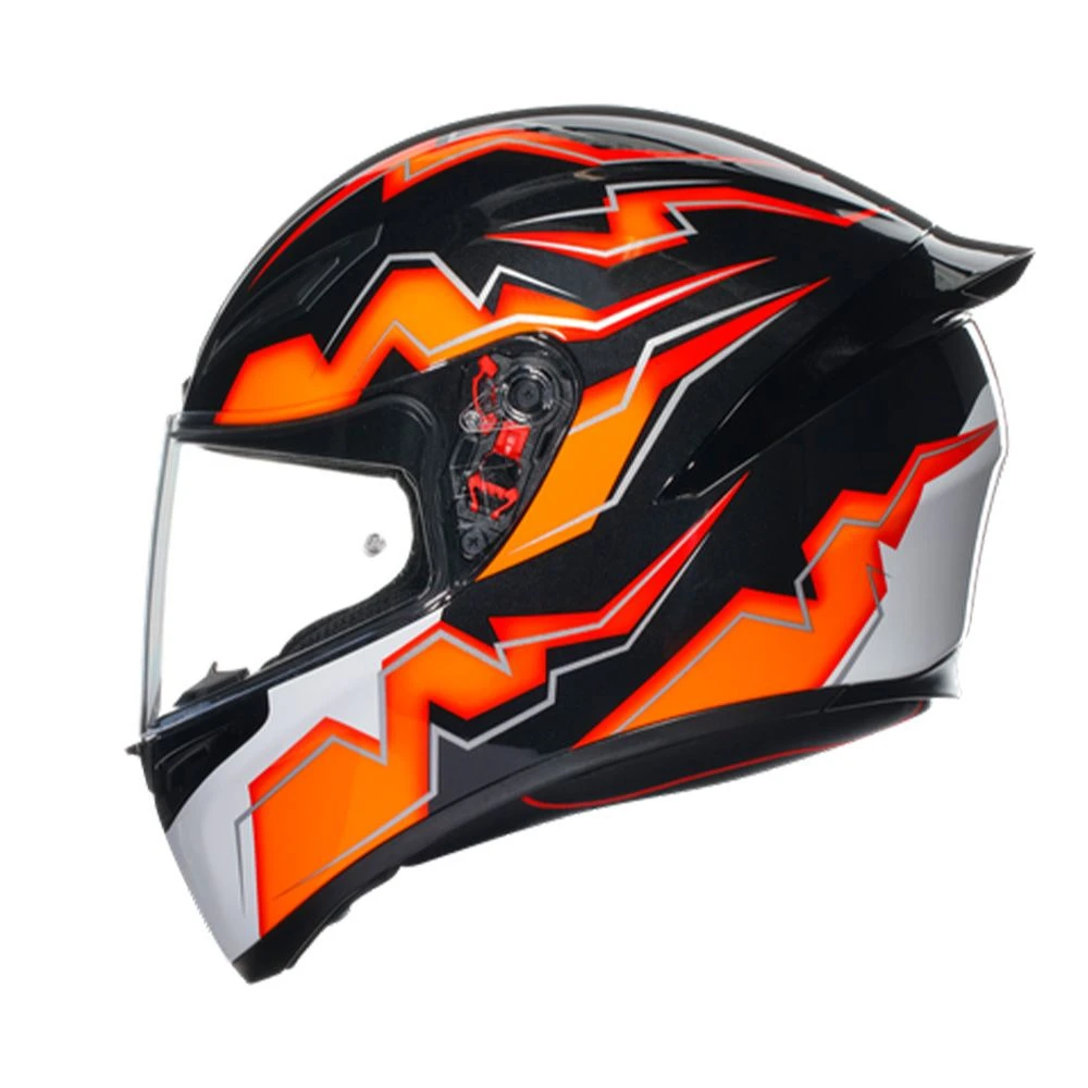 Agv K1 S E2206 Kripton Zwart Oranje 008 Integraalhelm 4 Agv K1 S E2206 Kripton Zwart Oranje 008 Integraalhelm - Afbeelding 2