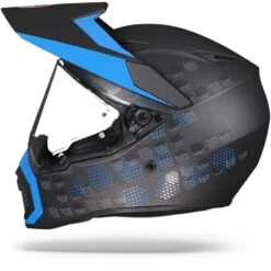 AGV AX9 Antartica Mat Zwart Blauw Adventure Helm -Rij Veilig Winkel agv ax9 antartica matt black cyan.10 1