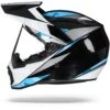 AGV AX9 North Zwart Wit Blauw Adventure Helm 1 AGV AX9 North Zwart Wit Blauw Adventure Helm -Rij Veilig Winkel agv ax9 north cyan re.10 1