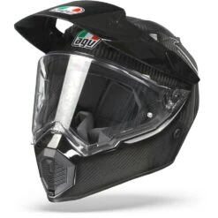 AGV AX9 Glanzend Carbon Adventure Helm -Rij Veilig Winkel agvax9glossycarbon frontpage