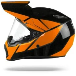 AGV AX9 Trail Gunmetal Oranje Adventure Helm
