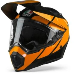 AGV AX9 Trail Gunmetal Oranje Adventure Helm -Rij Veilig Winkel agvax9trailgunmetalorange frontpage