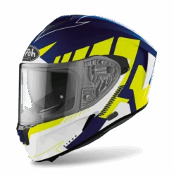Airoh Spark Rise Blauw Geel Matt Integraalhelm