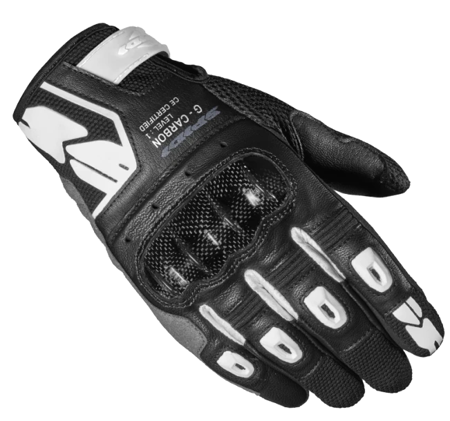 Spidi G-Carbon Lady Zwart Wit 4 Spidi G-Carbon Lady Zwart Wit - Afbeelding 2