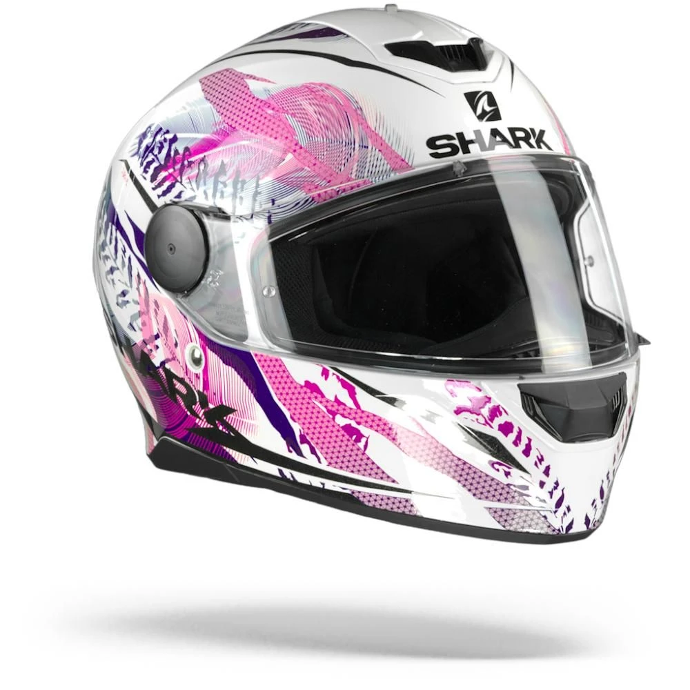 Shark D-Skwal 2 Shigan Wit Zwart Violet WKV Integraalhelm 3 Shark D-Skwal 2 Shigan Wit Zwart Violet WKV Integraalhelm