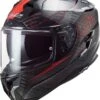 LS2 FF327 Challenger Carbon Fold Glans Rood Integraalhelm -Rij Veilig Winkel ff327 challengerc fold red 103277632