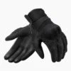 REV'IT! Mosca H2O Ladies Zwart -Rij Veilig Winkel gloves mosca h2o ladies black front