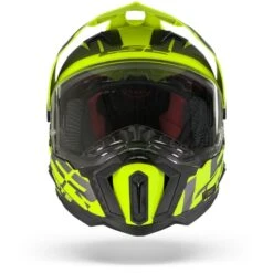 LS2 MX701 Explorer Alter Mat Zwart Hi-Vis Geel Adventure Helm