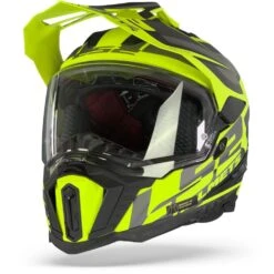 LS2 MX701 Explorer Alter Mat Zwart Hi-Vis Geel Adventure Helm -Rij Veilig Winkel ls2 mc701 explorer alter matt black hivis yellow frontpage