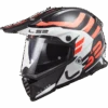 LS2 MX436 Pioneer Evo Adventurer Zwart Wit Adventure Helm -Rij Veilig Winkel ls2 mx436 pioneer evo adventurer black white