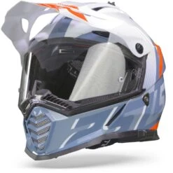 LS2 MX436 Pioneer Evo Evolve Wit Kobalt Adventure Helm -Rij Veilig Winkel ls2mx436pioneerevoevolvewhitecobalt frontpage