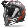 LS2 MX436 Pioneer Evo Saturn Mat Zwart Rood Adventure Helm -Rij Veilig Winkel ls2mx436pioneerevosaturnmattblackred frontpage