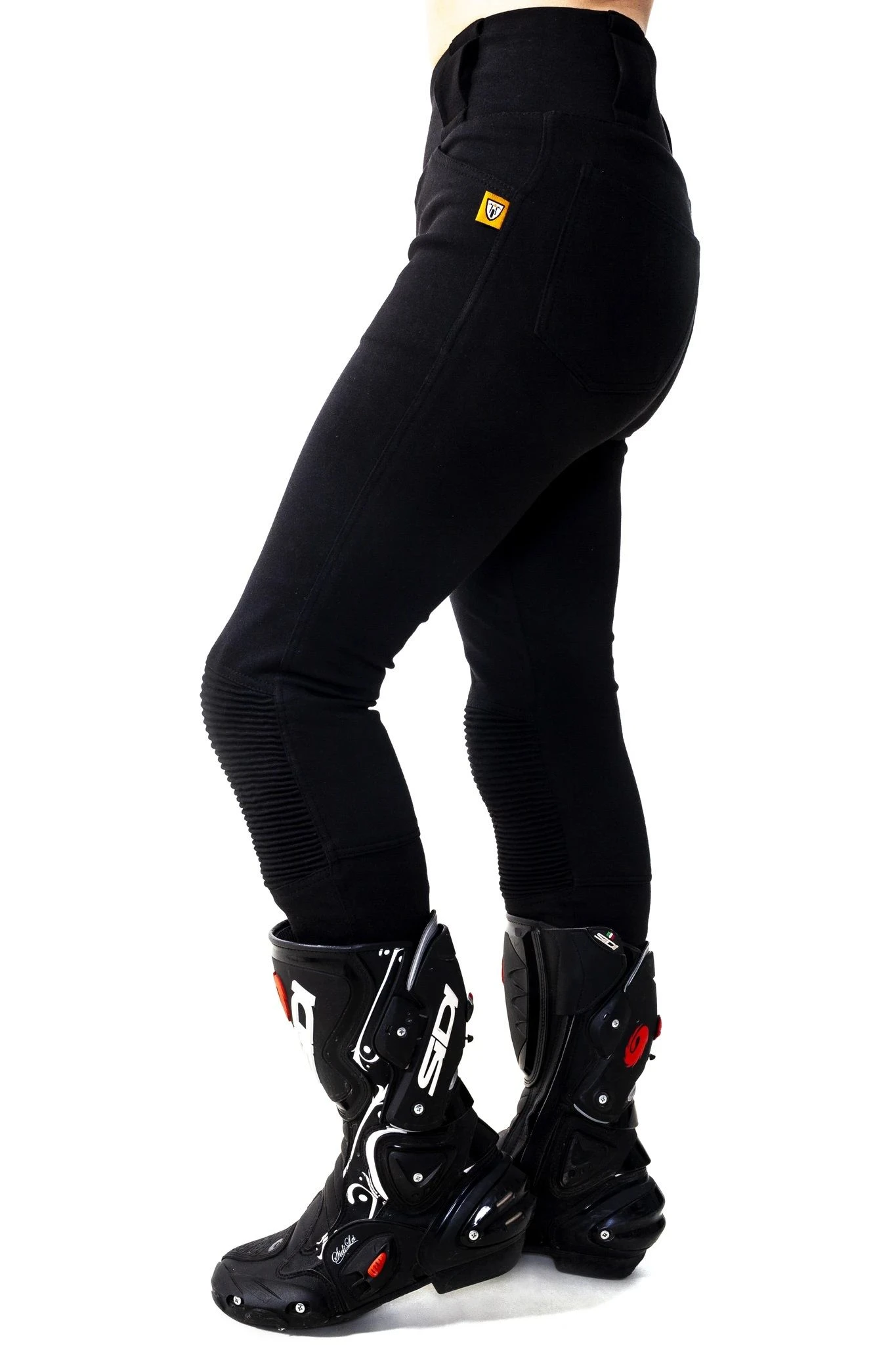 MotoGirl Ribbed Knees Full 4 MotoGirl Ribbed Knees Full - Afbeelding 2