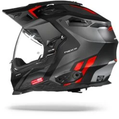 Nexx X.WED2 Vaal Grijs Rood Mat Adventure Helm -Rij Veilig Winkel nexx x.wed2 vaal grey red.11