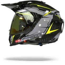 Nexx X.WRL Atika Grijs Neon Adventure Helm -Rij Veilig Winkel nexx x.wrl atika grey neon.11