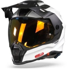Nexx X.WRL FullWhite Adventure Helm -Rij Veilig Winkel nexx x.wrl full white frontpage