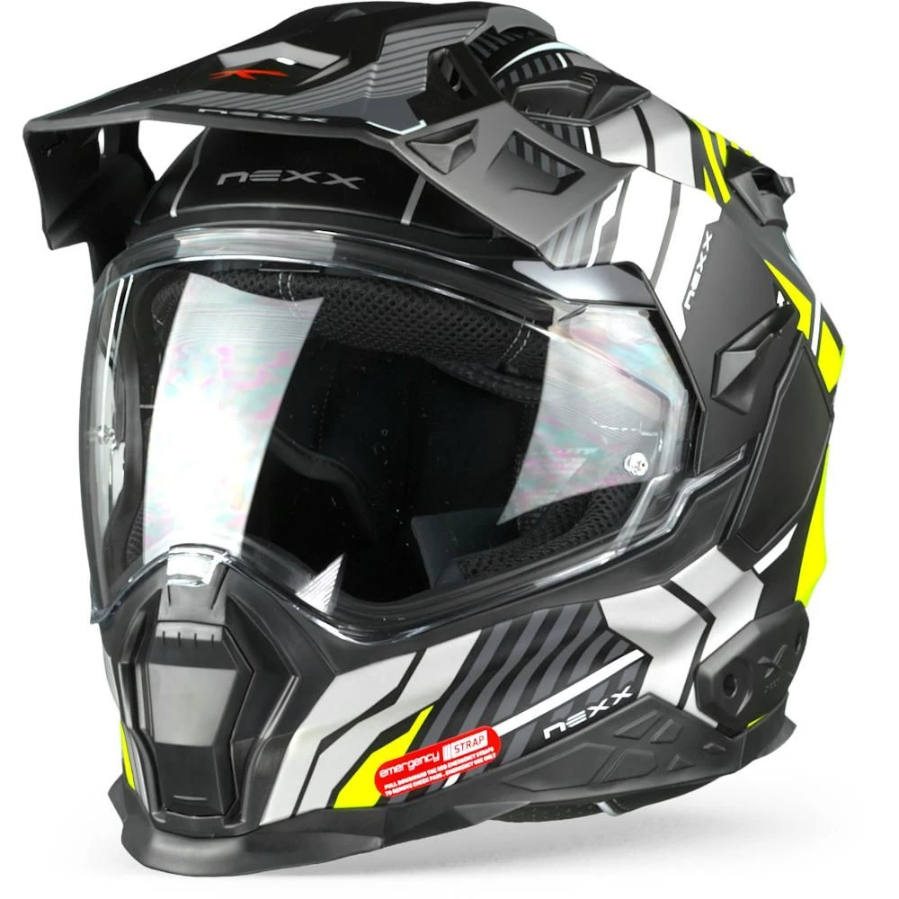 Nexx X.WED2 Wild Country Zwart Neon Geel Mat Adventure Helm 8 Nexx X.WED2 Wild Country Zwart Neon Geel Mat Adventure Helm - Afbeelding 6