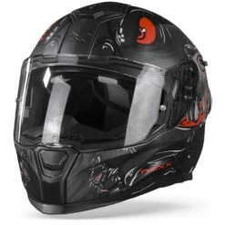 Nexx SX.100R Abisal Zwart Rood Mat Integraalhelm -Rij Veilig Winkel nexxsx.100rabisalblackredmatt frontpage