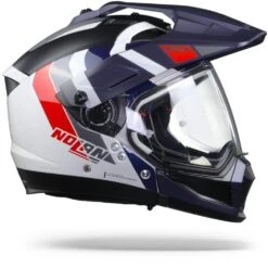 Nolan N70-2 X Decurio 33 Metaal Wit Blauw Zilver Rood Multihelm -Rij Veilig Winkel nolann702xdecurio33metalwhitebluesilverred.29
