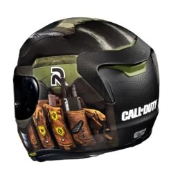 HJC RPHA 11 Ghost Call Of Duty Groen Bruin Integraalhelm -Rij Veilig Winkel product foto 6 4 5