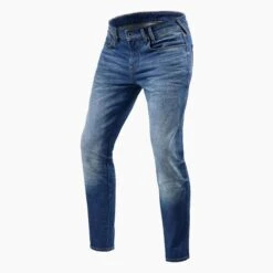 REV'IT! Jeans Carlin SK Mid Blue Used 5 REV'IT! Jeans Carlin SK Mid Blue Used -Rij Veilig Winkel rev it jeans carlin sk mid blue used