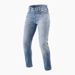REV'IT! Jeans Shelby 2 Ladies SK Light Blue Used -Rij Veilig Winkel rev it jeans shelby 2 ladies sk light blue used