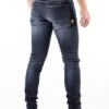 ROKKER Rokkertech Slim Donker Blauw -Rij Veilig Winkel rokker rokkertech slim dark blue motorcycle jeans2