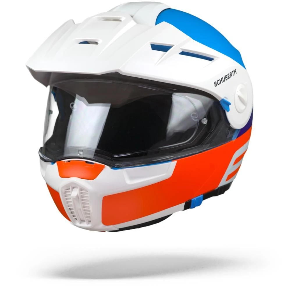 Schuberth E1 Cut Blauw Adventure Helm 4 Schuberth E1 Cut Blauw Adventure Helm - Afbeelding 2