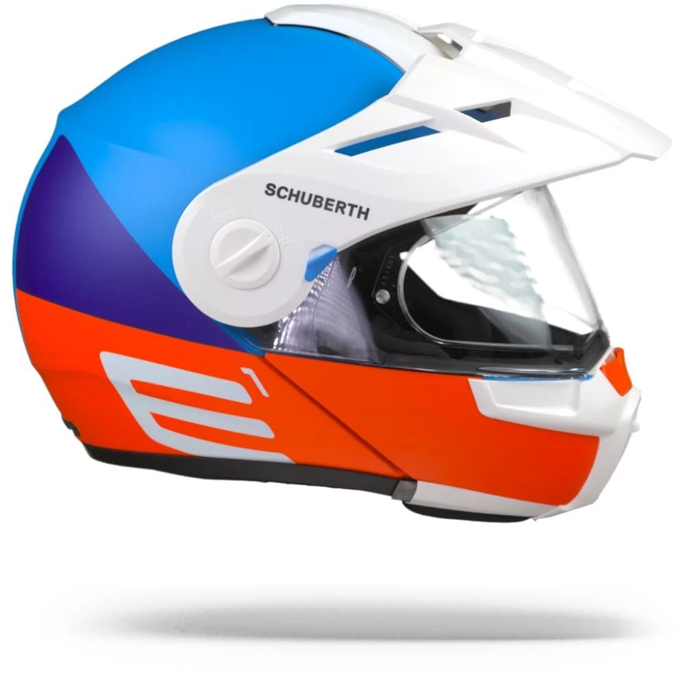 Schuberth E1 Cut Blauw Adventure Helm 6 Schuberth E1 Cut Blauw Adventure Helm - Afbeelding 4