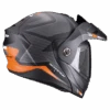 Scorpion ADX-2 Camino Mat Zwart-Silver-Oranje Adventure Helm 1 Scorpion ADX-2 Camino Mat Zwart-Silver-Oranje Adventure Helm -Rij Veilig Winkel scorpion adx 2 camino matt black silver orange 3