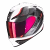 Scorpion Exo-1400 Evo Air Attune Wit-Rood Integraalhelm -Rij Veilig Winkel scorpion exo 1400 evo air attune white red