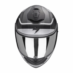 Scorpion Exo-1400 Evo Air Vittoria Mat Zilver-Wit Integraalhelm