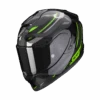 Scorpion Exo-1400 Evo Carbon Air Kydra Zwart-Groen Integraalhelm -Rij Veilig Winkel scorpion exo 1400 evo carbon air kydra black green
