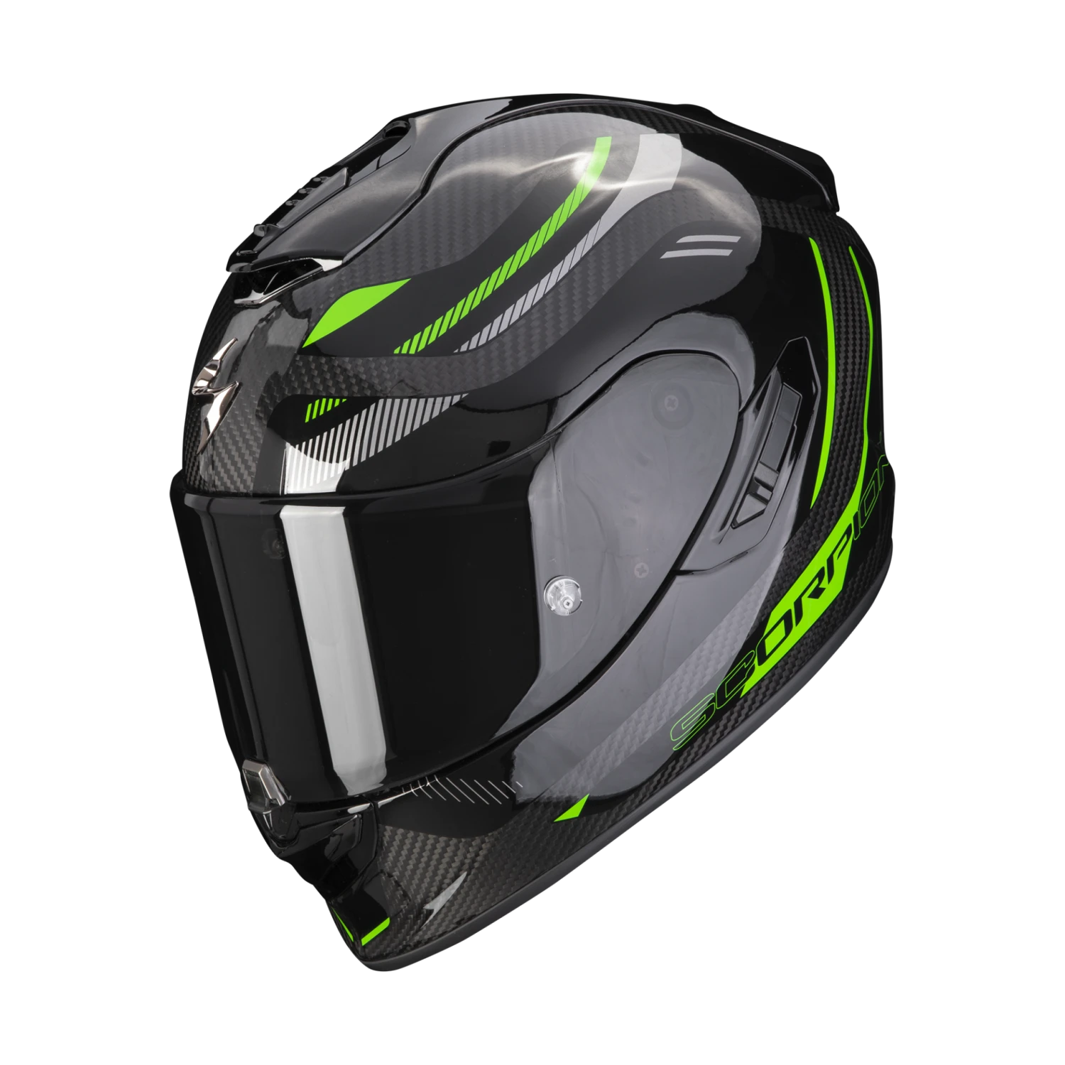 Scorpion Exo-1400 Evo Carbon Air Kydra Zwart-Groen Integraalhelm 3 Scorpion Exo-1400 Evo Carbon Air Kydra Zwart-Groen Integraalhelm